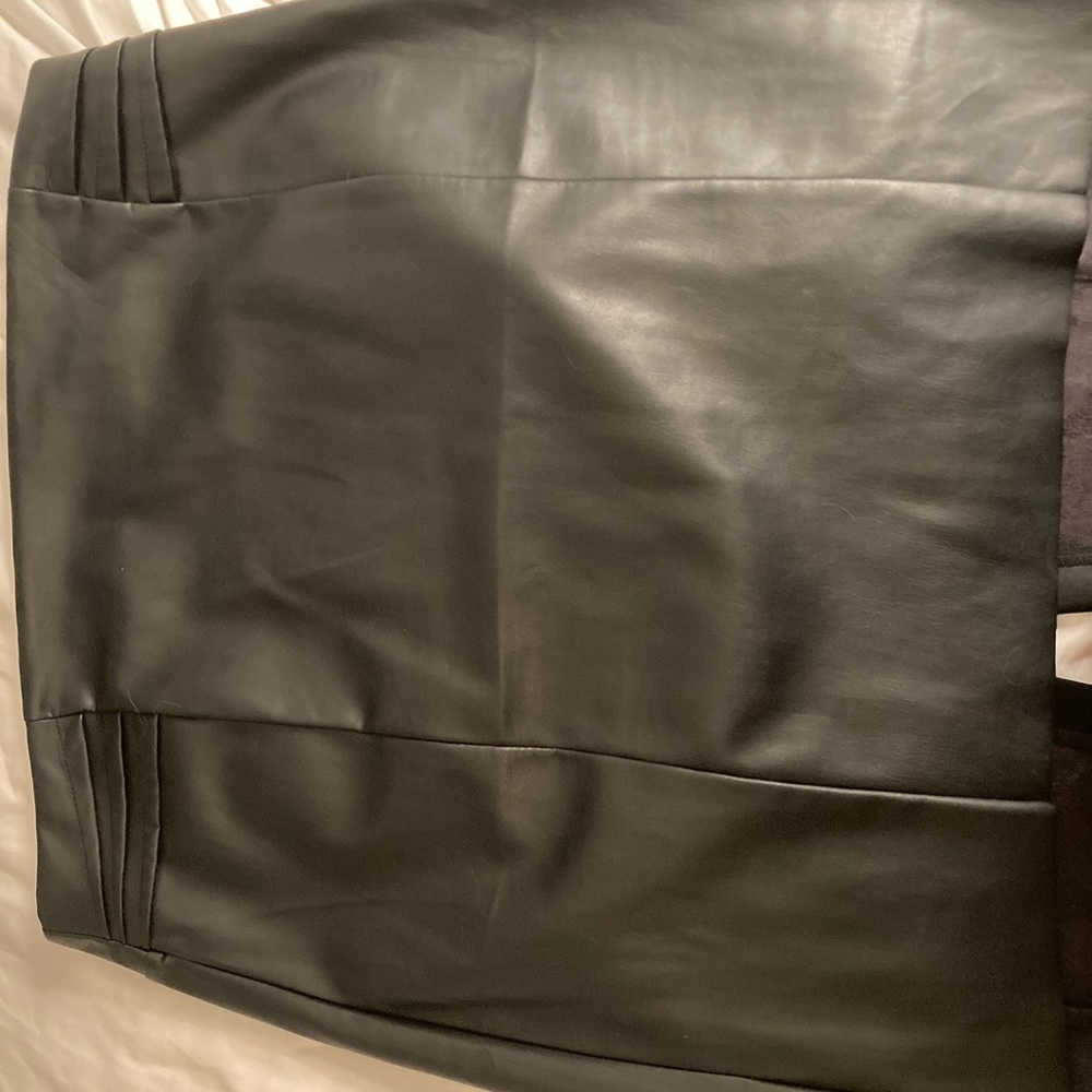 Express Faux Leather Pencil Skirt